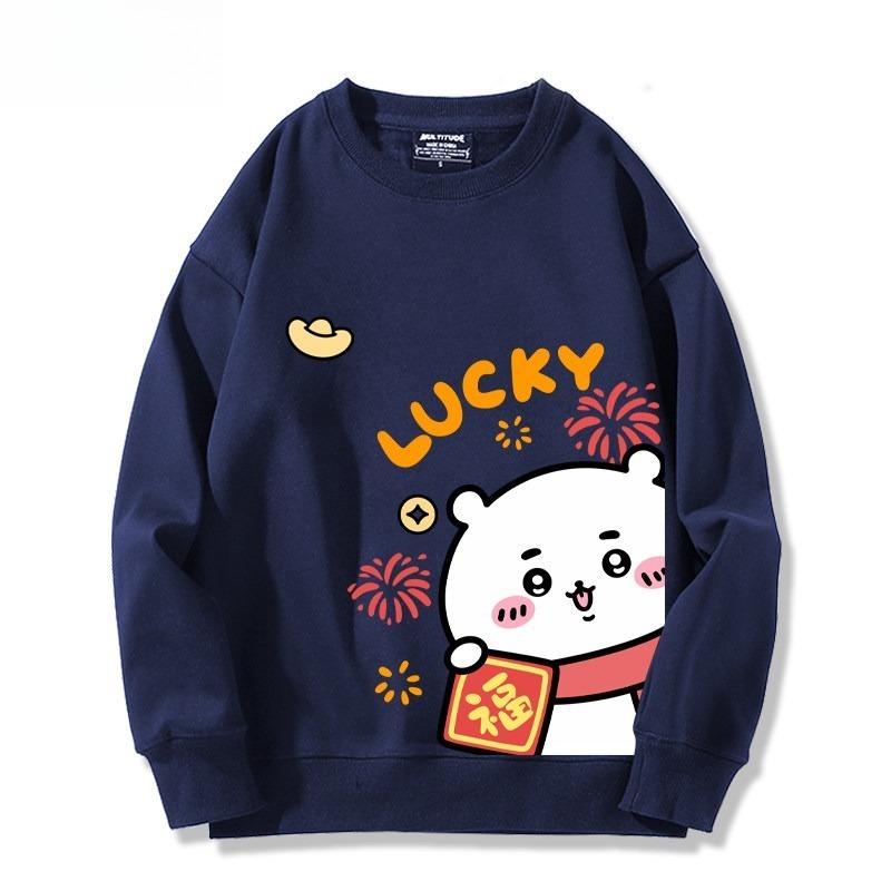 Chiikawa 聯名親子情侶裝 圓領長袖