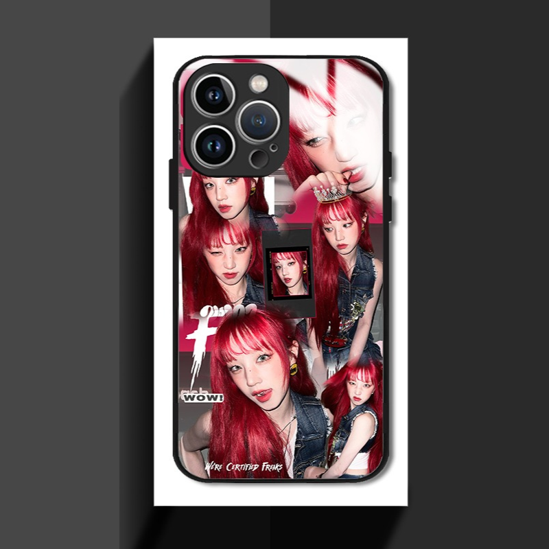 (G)I-DLE新款高清全包防摔玻璃殼