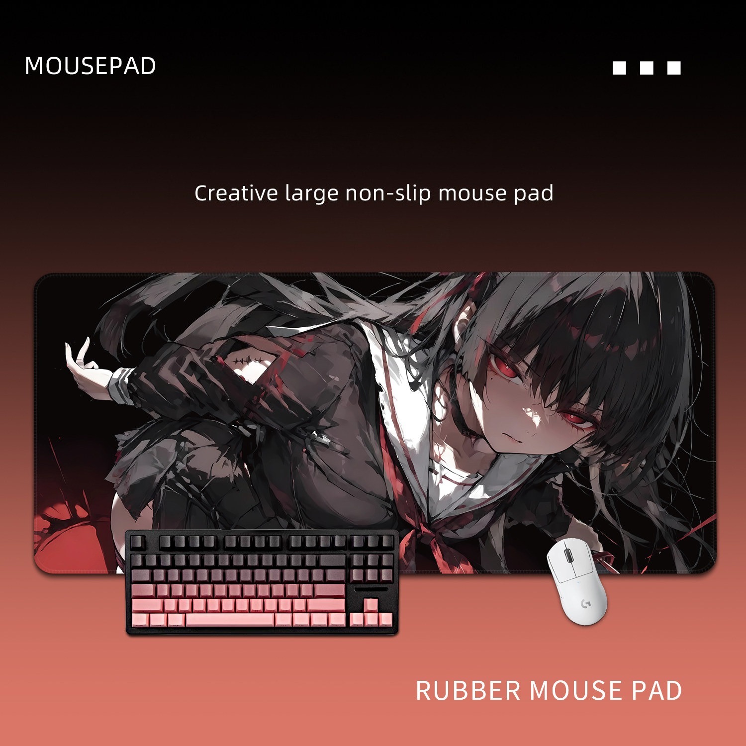  鳴潮千咲 主題桌墊 布質滑鼠墊