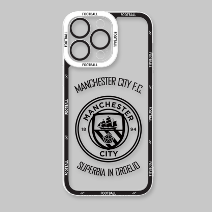 足球俱樂部天使眼透明防摔軟殼