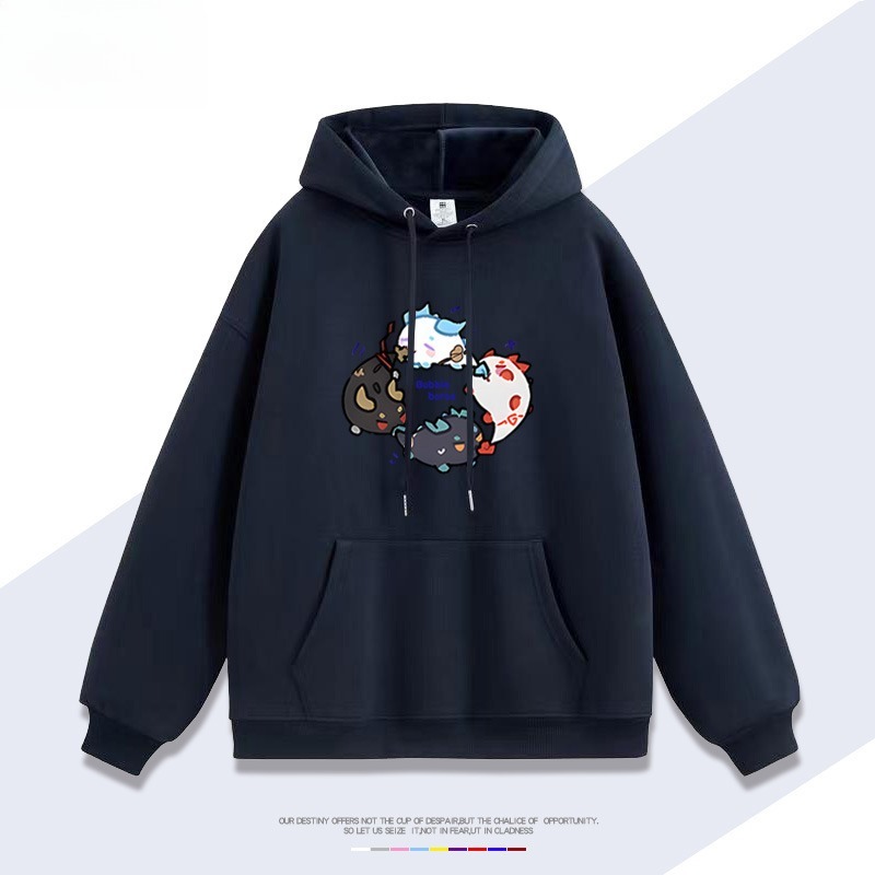 明日方舟龍泡泡新款 親子情侶男女連帽衛衣