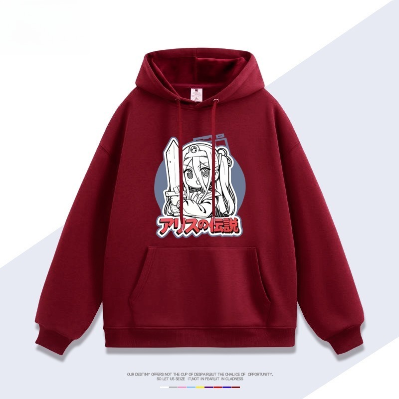 碧藍檔案愛麗絲新款 親子情侶男女連帽衛衣