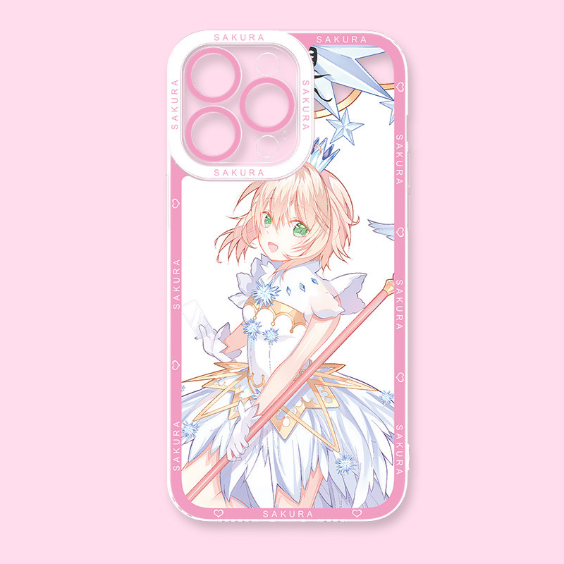 魔卡少女櫻天使眼透明防摔軟殼