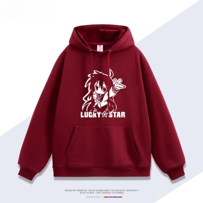 幸運星lucky star 聯名衛衣新款 親子情侶裝連帽衛衣