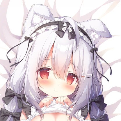 桃豆こまもち可愛蘿莉獸耳娘 等身抱枕