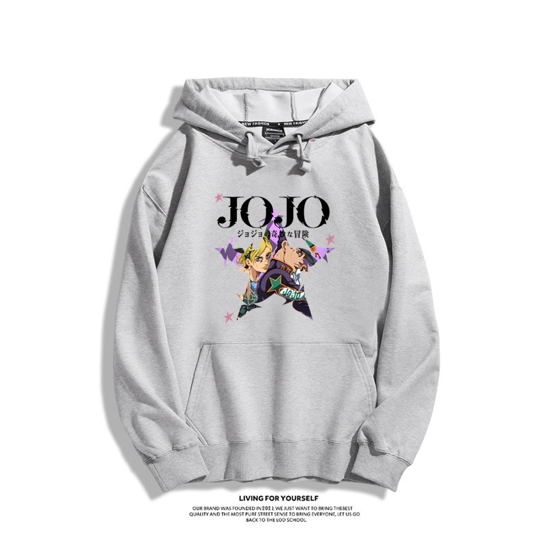 JOJO的奇妙冒險 聯名衛衣2025秋冬新款親子情侶裝連帽衛衣
