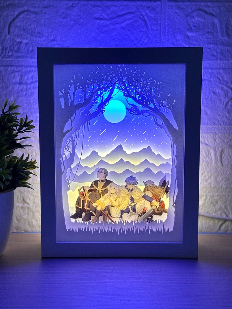 葬送的芙莉蓮周邊紙雕燈檯燈夜燈禮物