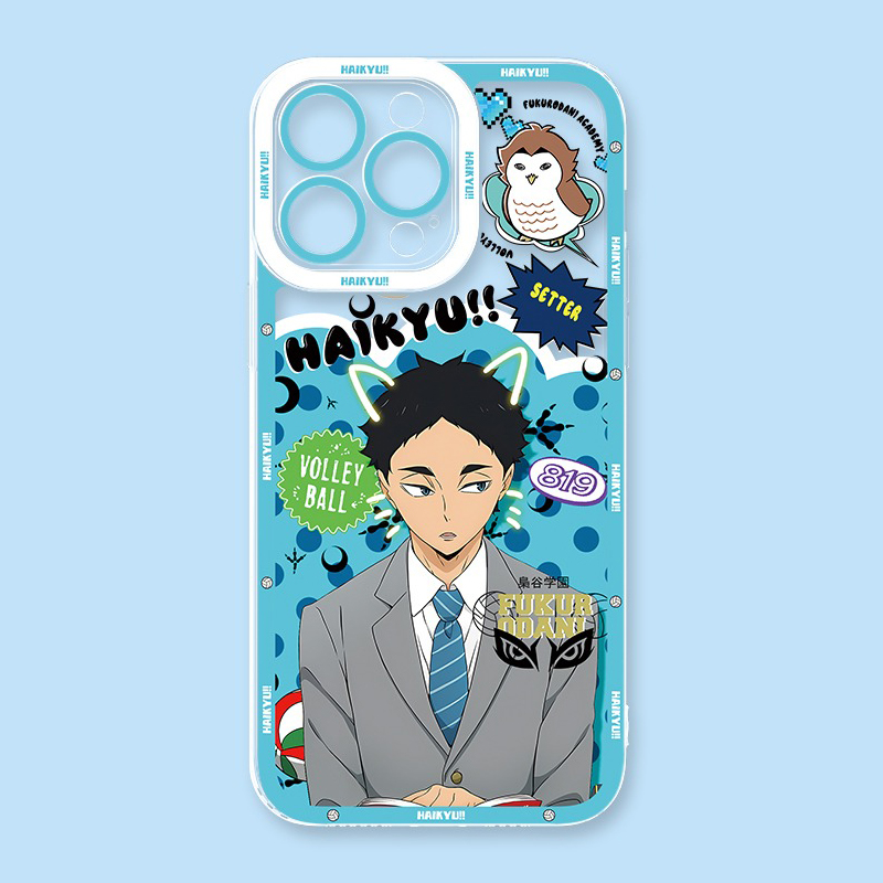 排球少年天使眼透明防摔軟殼