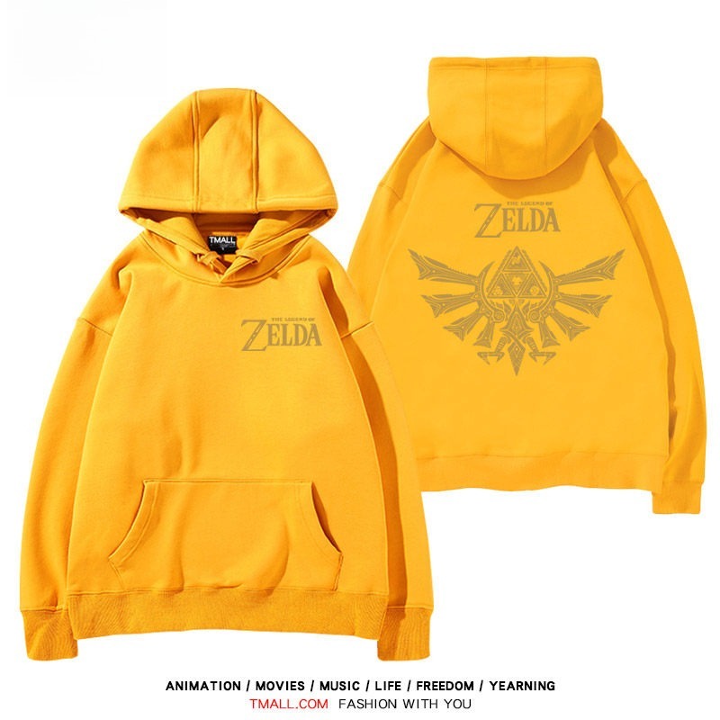 塞爾達傳說標誌王國之淚 聯名衛衣秋冬新款親子情侶裝連帽衛衣