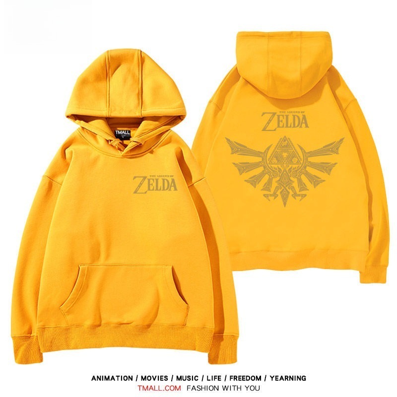 塞爾達傳說標誌王國之淚 聯名衛衣秋冬新款親子情侶裝連帽衛衣