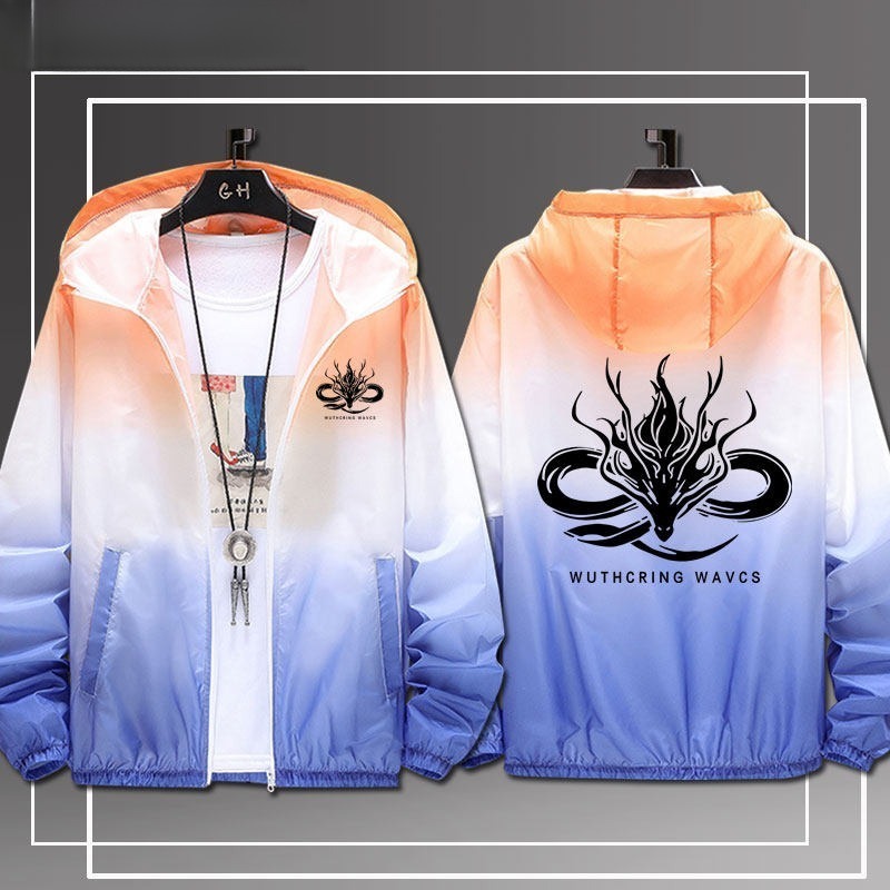 鳴潮 輕薄透氣漸變防曬衣外套