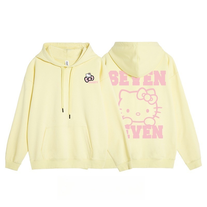 Hello Kitty凱蒂貓新款 親子情侶男女連帽衛衣