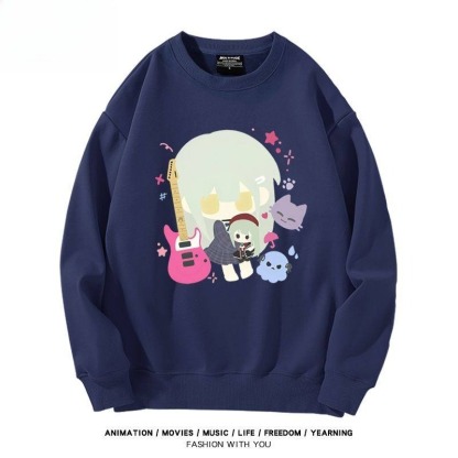 Mygo!AveMujica若葉睦 聯名親子情侶裝 圓領長袖