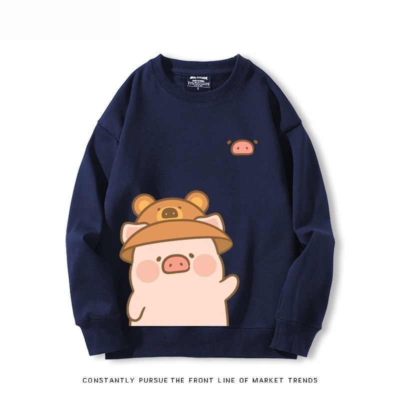 LuLu豬 聯名親子情侶裝 圓領長袖