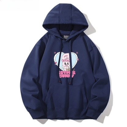 艾丝樂小兔 親子情侶男女連帽衛衣