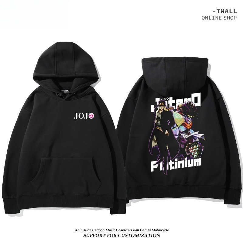 JOJO的奇妙冒險 親子情侶男女連帽衛衣