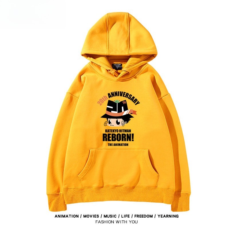 家庭教師reborn 聯名衛衣新款 親子情侶裝連帽衛衣