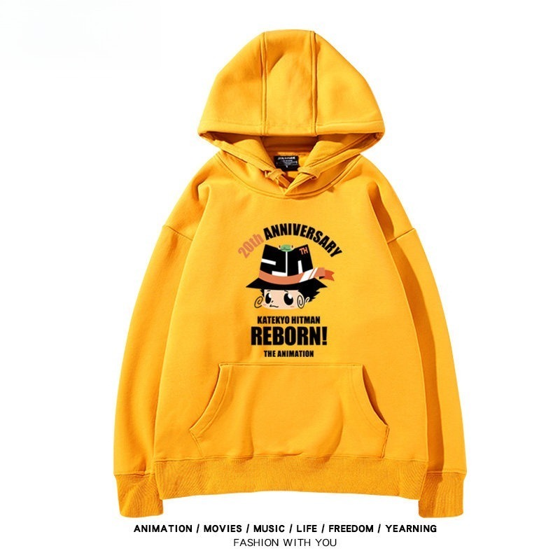 家庭教師reborn 聯名衛衣新款 親子情侶裝連帽衛衣