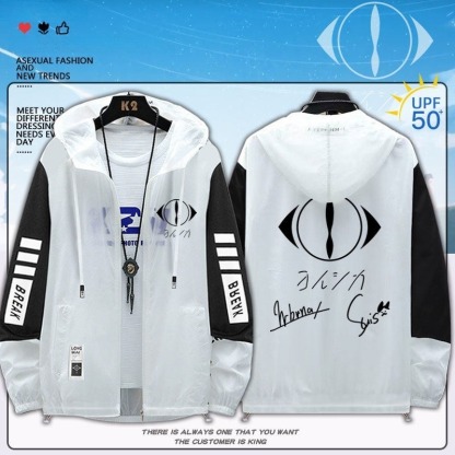 夜鹿yorushika 輕薄透氣拉鏈防曬衣外套