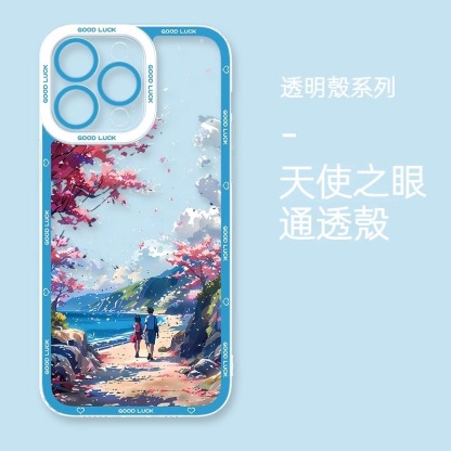 風景 天使眼透明防摔軟殼