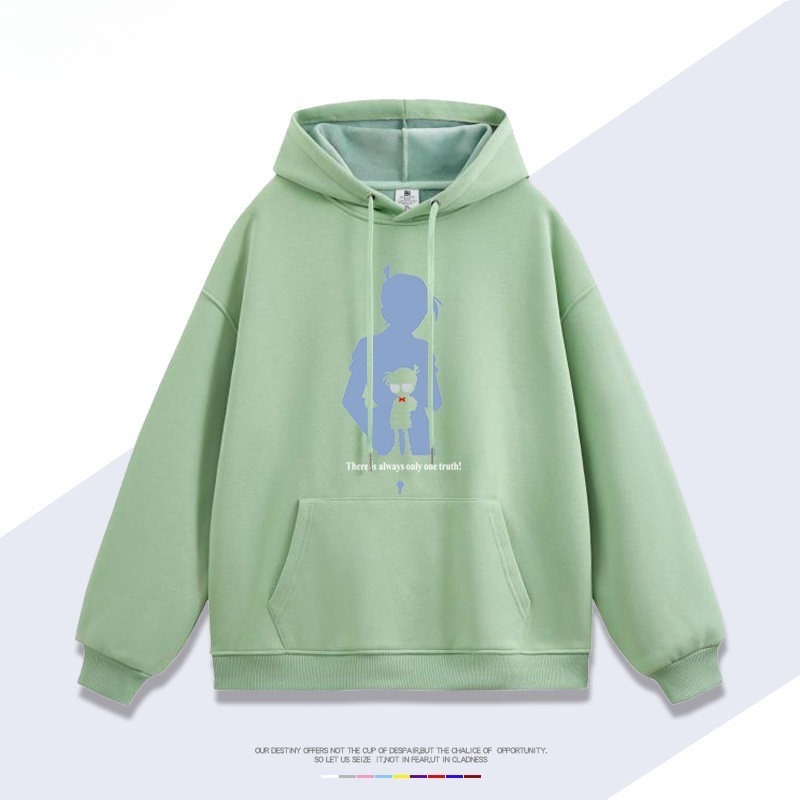 名偵探柯南 聯名衛衣新款 親子情侶裝連帽衛衣