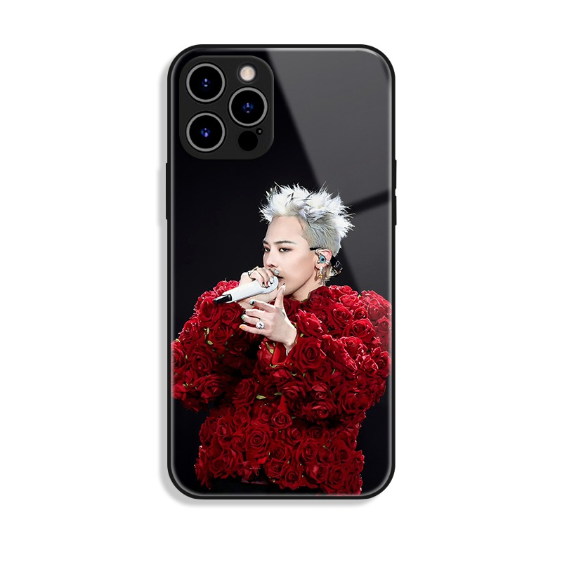 GD權志龍新款高清全包防摔玻璃殼