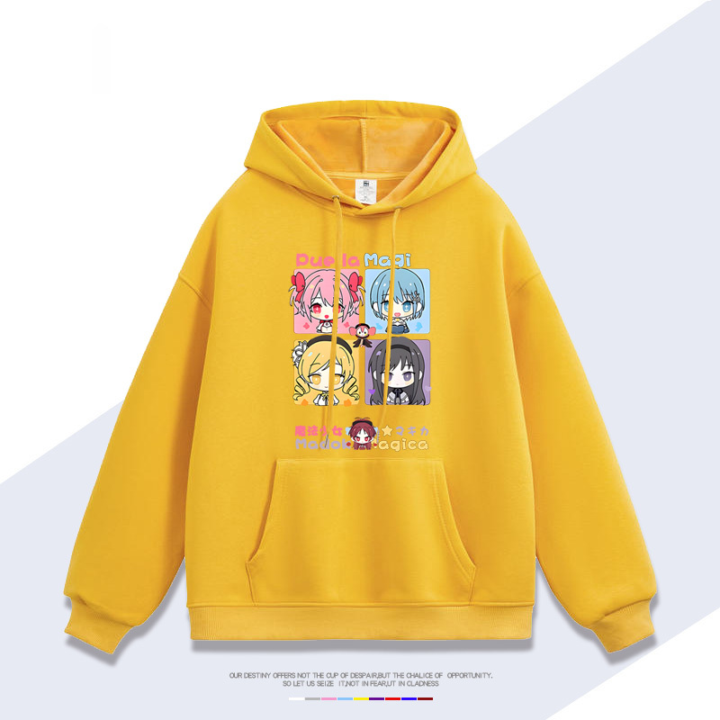 魔法少女小圓新款 親子情侶男女連帽衛衣