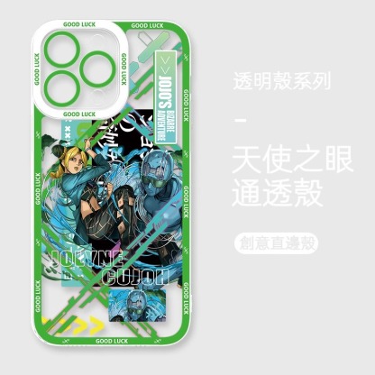 蘋果 系列jojo的奇妙冒險天使眼透明防摔軟殼