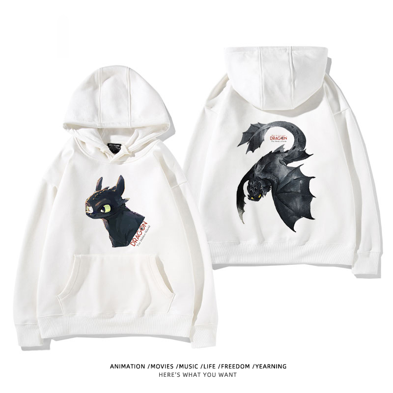 馴龍高手聯名史迪仔 2024秋冬新款親子情侶裝薄絨款連帽衛衣