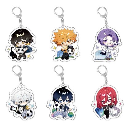 藍色監獄凪誠士郎千切豹馬國神煉介御影玲王潔世一亞克力鑰匙扣 掛飾【單買三件起送】