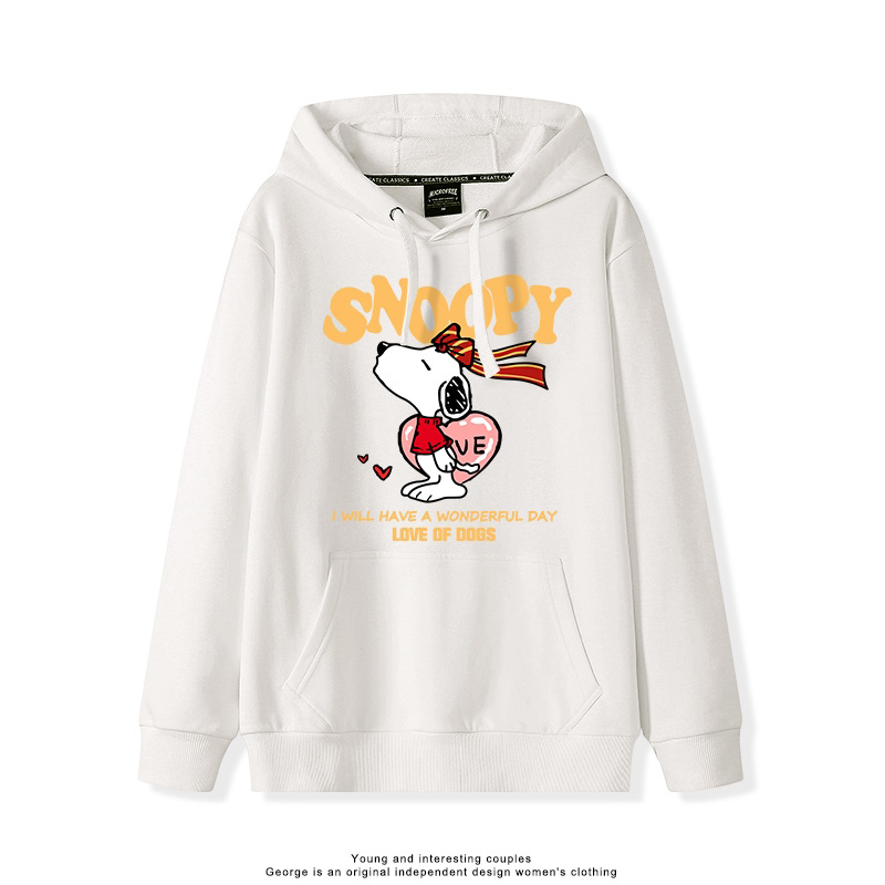 史努比 聯名衛衣2025秋冬新款親子情侶裝連帽衛衣