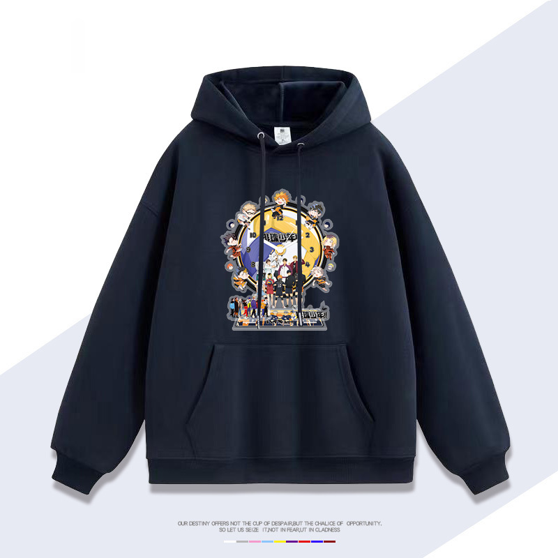 排球少年 聯名衛衣2025秋冬新款 親子情侶裝連帽衛衣