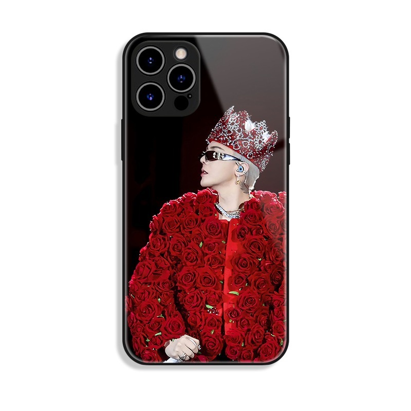 GD權志龍新款高清全包防摔玻璃殼