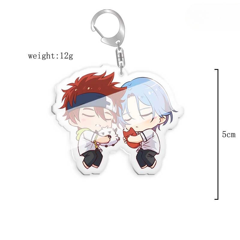 無限滑板喜屋武歷亞克力鑰匙扣掛飾雙面透明 【單買三件起送】