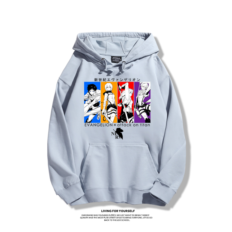 EVA新世紀福音戰士聯名衛衣2025秋冬新款親子情侶裝連帽衛衣