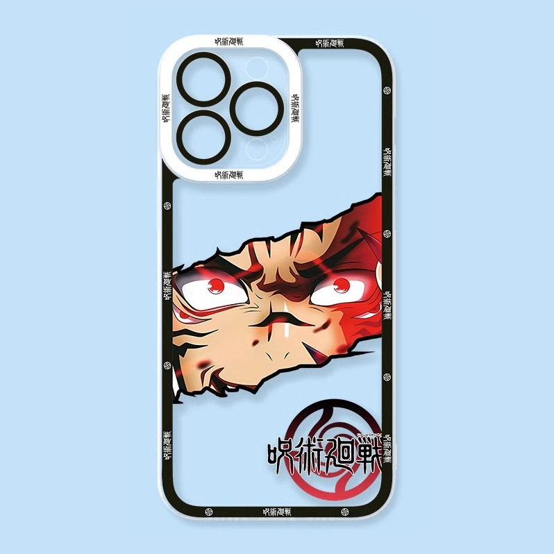 蘋果 系列咒術迴戰天使眼透明防摔軟殼