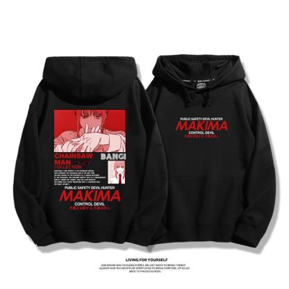 鏈鋸人新款 親子情侶男女款連帽衛衣