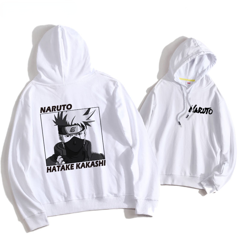 火影忍者聯名衛衣2024秋冬新款親子情侶裝薄絨款連帽衛衣