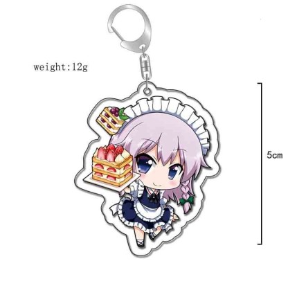 東方Project博麗靈夢神玉霧雨魔理八雲紫沙亞克力鑰匙扣周邊掛飾【單買三件起送】