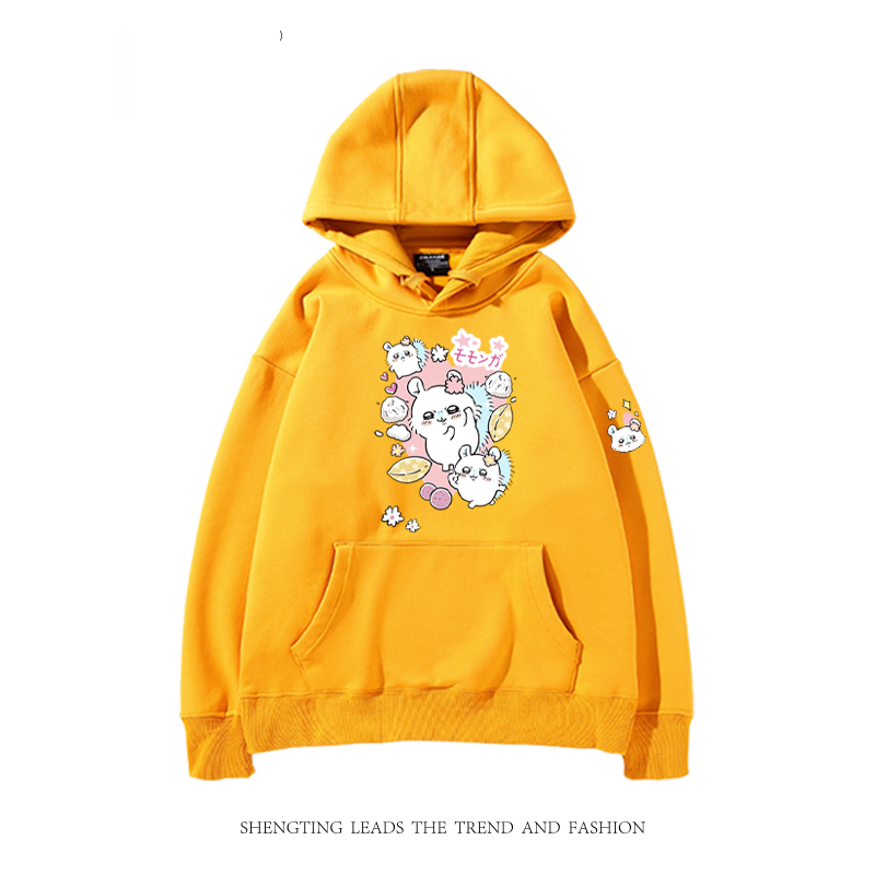 chiikawa 2024秋冬新款親子情侶裝薄絨款連帽衛衣