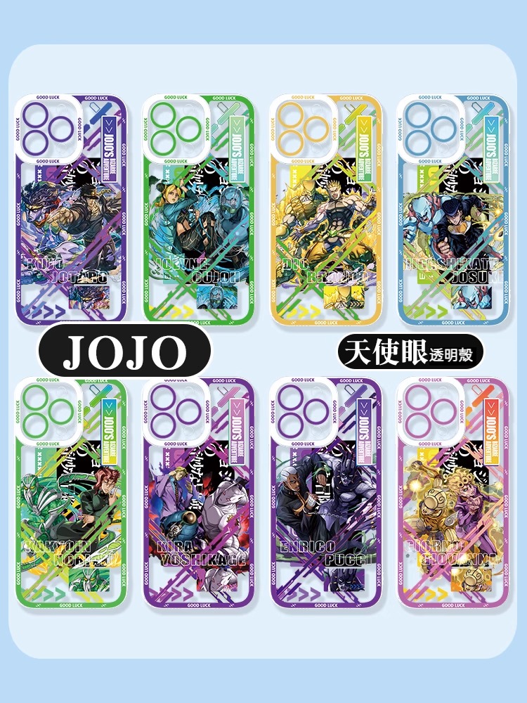 蘋果 系列jojo的奇妙冒險天使眼透明防摔軟殼