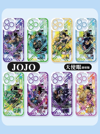 蘋果 系列jojo的奇妙冒險天使眼透明防摔軟殼