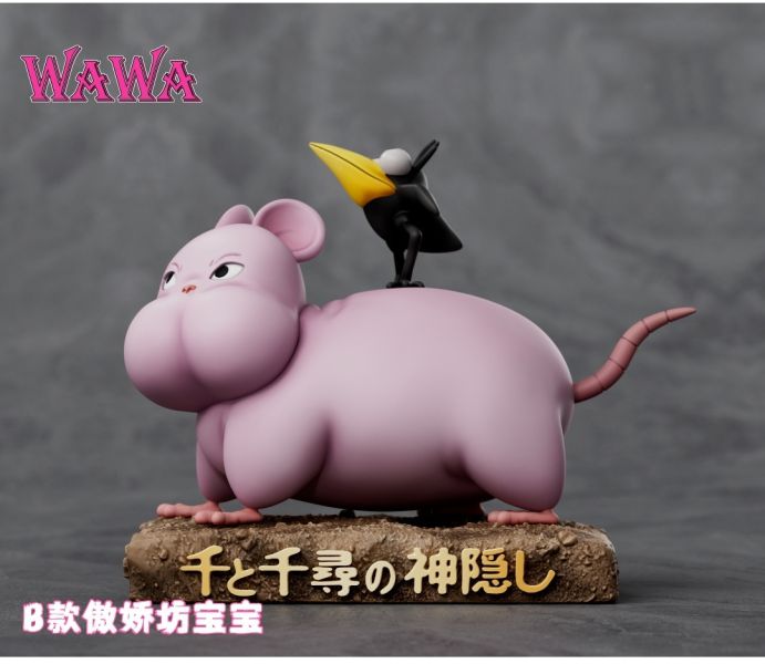 【預購】wawa工作室 宮崎駿桌面小擺件系類 睡眠/傲嬌坊寶寶