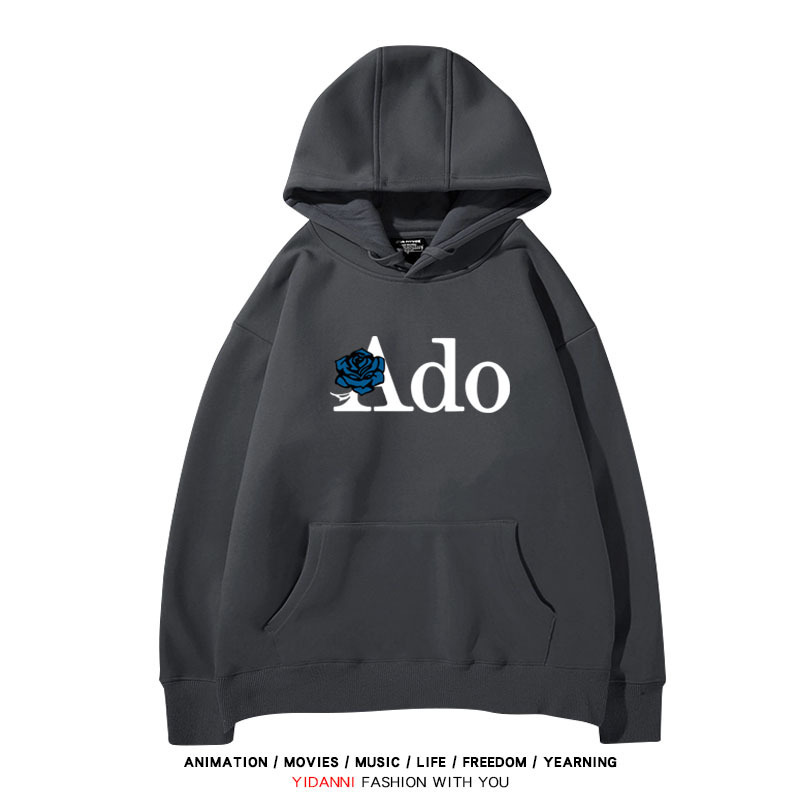 Ado歌手同人 寬鬆百搭 秋冬款 寬鬆連帽衛衣
