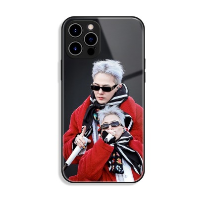 GD權志龍新款高清全包防摔玻璃殼