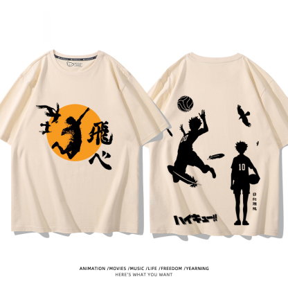 排球少年 2024親子情侶男女同款 純棉T恤