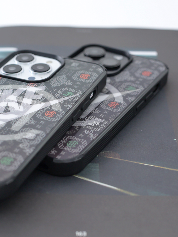 潮牌clot 3D幻圖磁吸防摔手機殼