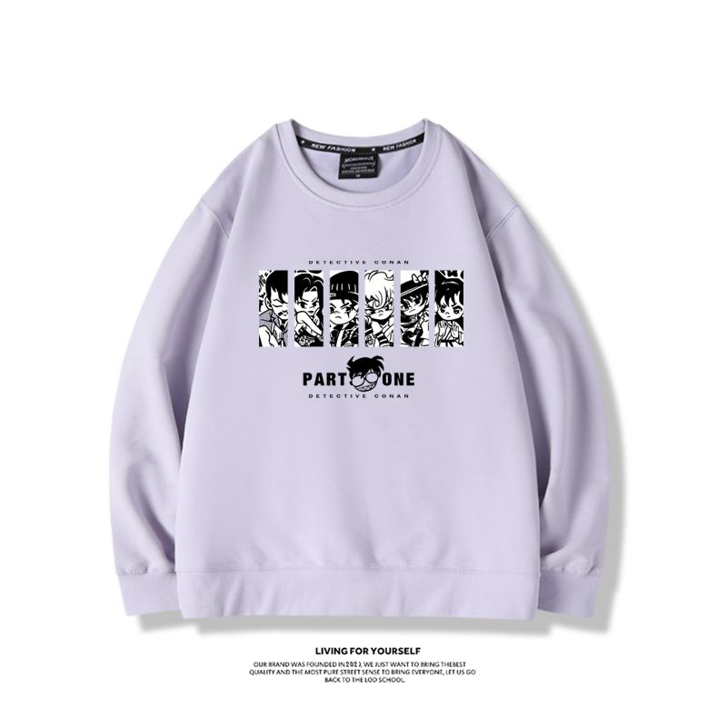 名偵探柯南2024親子情侶裝 圓領長袖