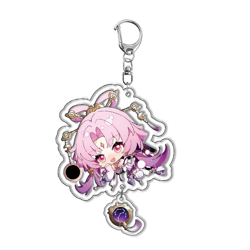 崩壞星穹鐵道愛莉希雅彥卿希露瓦景元白露姬子亞克力鑰匙扣掛飾【單買三件起送】