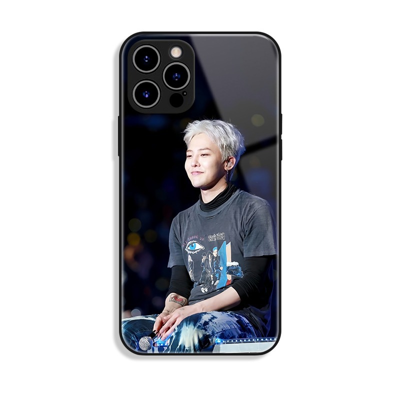 GD權志龍新款高清全包防摔玻璃殼